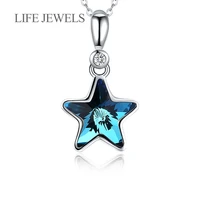 authentic100 925 sterling silver crystal pendants zircon charm l women luxury silver valentines day gift jewelry 18124