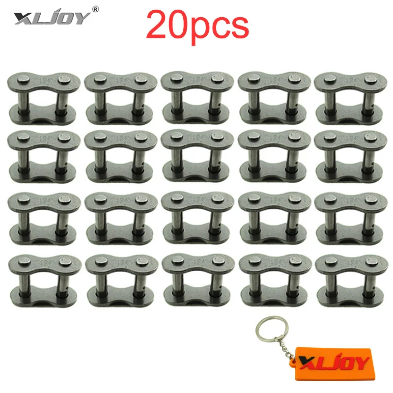 XLJOY 420 мастер звеньевая цепь для 50cc 70cc 90cc 110cc 125cc 150cc Pit Dirt Bike ATV Quad мопед скутер Go Kart