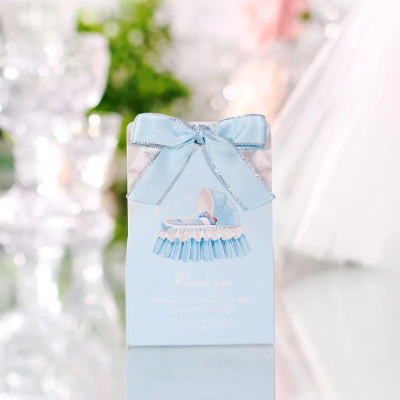 4.3x7.3x11cm 20pcs AVEBIEN 20/50 шт в наборе, Лидер продаж, красивые Детские коляски коробка конфет baby Shower шоколад Бумага Сувениры Подарочная коробка День рождения украшения для детей - Цвет: 4.3x7.3x11cm 20pcs