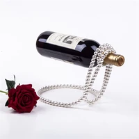magic 3d metal pearl whiskey rack stainless steel wine holder bracket stand home decoration bars accessories table decoration