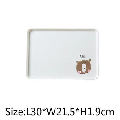 bear 21*30 см мультфильм шаблон табак скручивающийся поднос для хранения для мужчин травы сигаретная точилка аксессуары Контейнер хранения Инструменты подарки - Цвет: bear