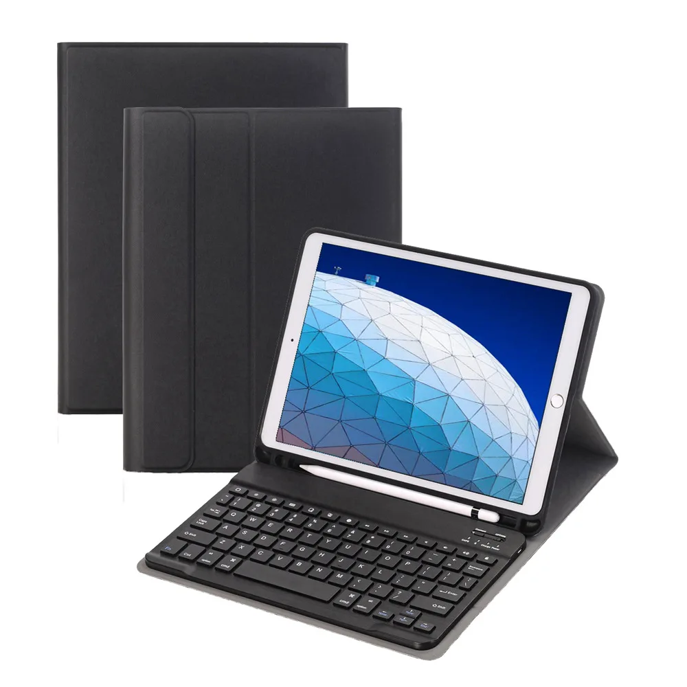Для iPad Air 3 2019 тонкий смарт чехол книжка из искусственной кожи с держателем для