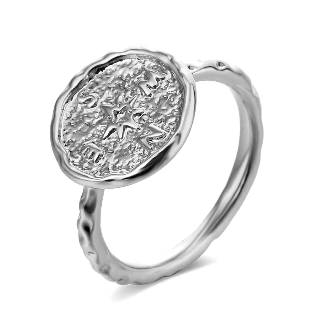 Женское кольцо с компасом Boho золотистое лучшие винтажные кольца для подруг