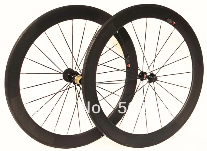 Полный углеродный комплект колес для шоссейного велосипеда 60 мм обод колеса +