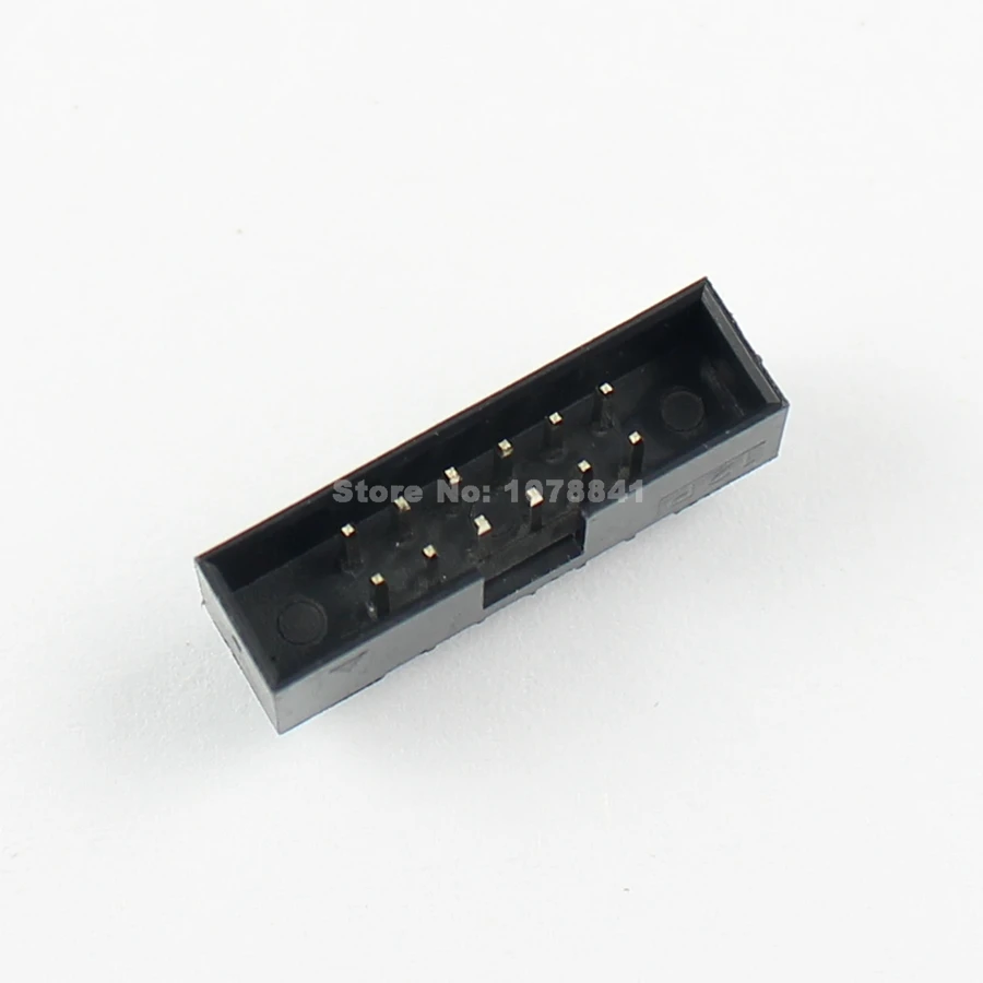 100 шт. 2 мм 2x6 Pin 12 штепселный Прямые мужской окутанный PCB Заголовка коробки IDC