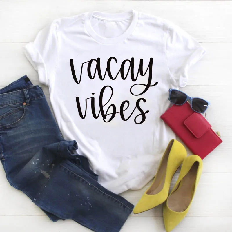 Женская рубашка женская модная футболка с надписью Blessed футболки графическим