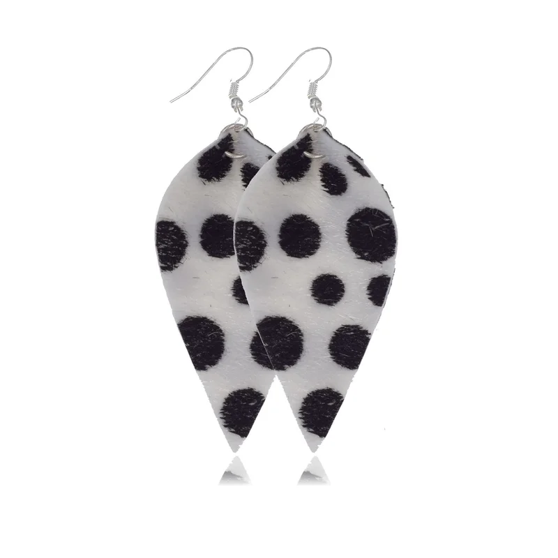 THRWELL Европа и Америка Мода ручной работы кожаный Леопардовый принт Висячие