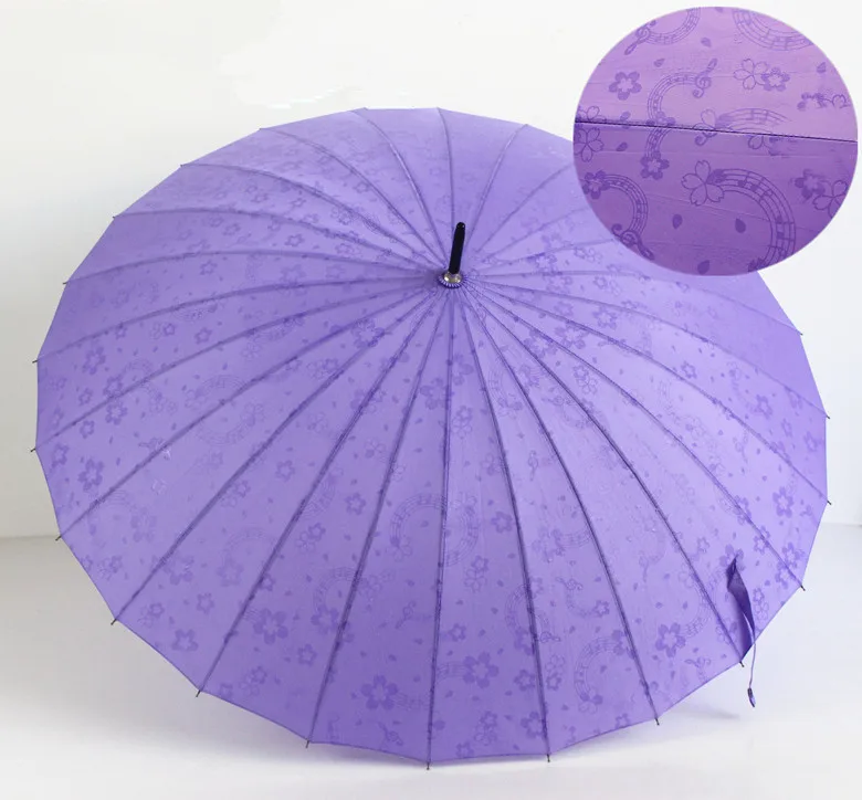 Зонт с длинной ручкой 24 К чистый цвет волшебная смена Цветов Экстра большой