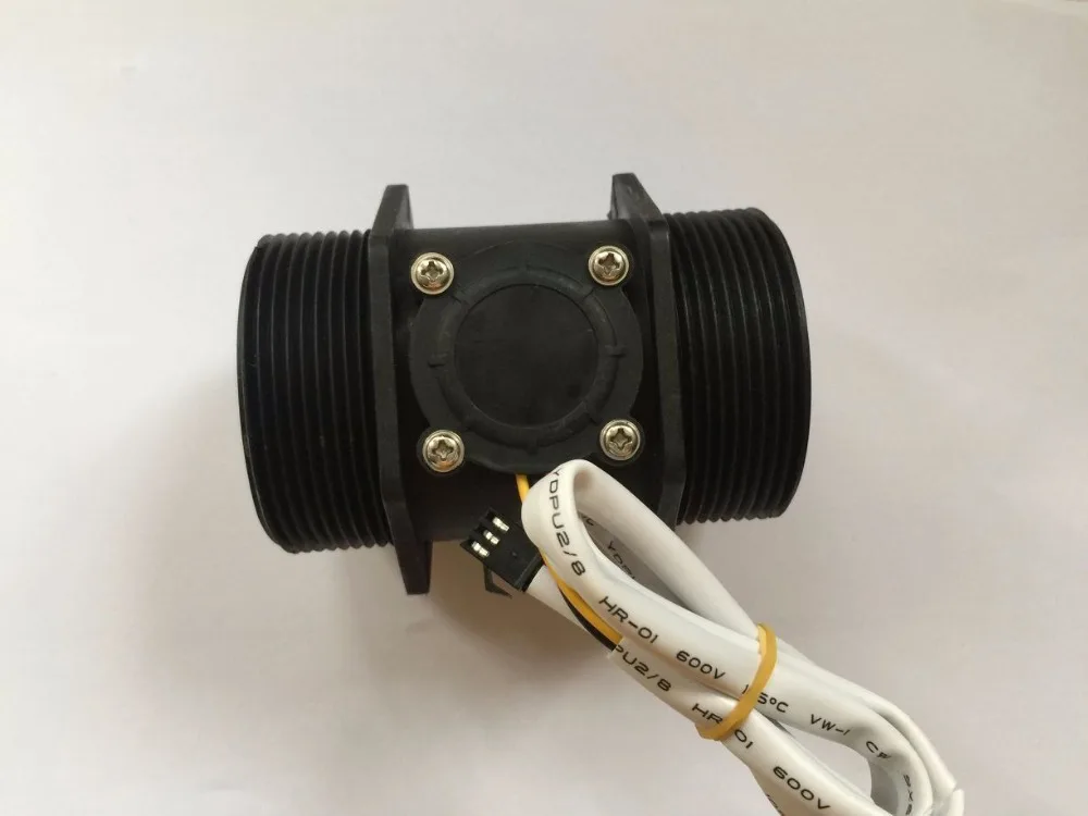 

2020 NEW Plastic Hall Flow meter sensor 10~350L/min 2" DN50