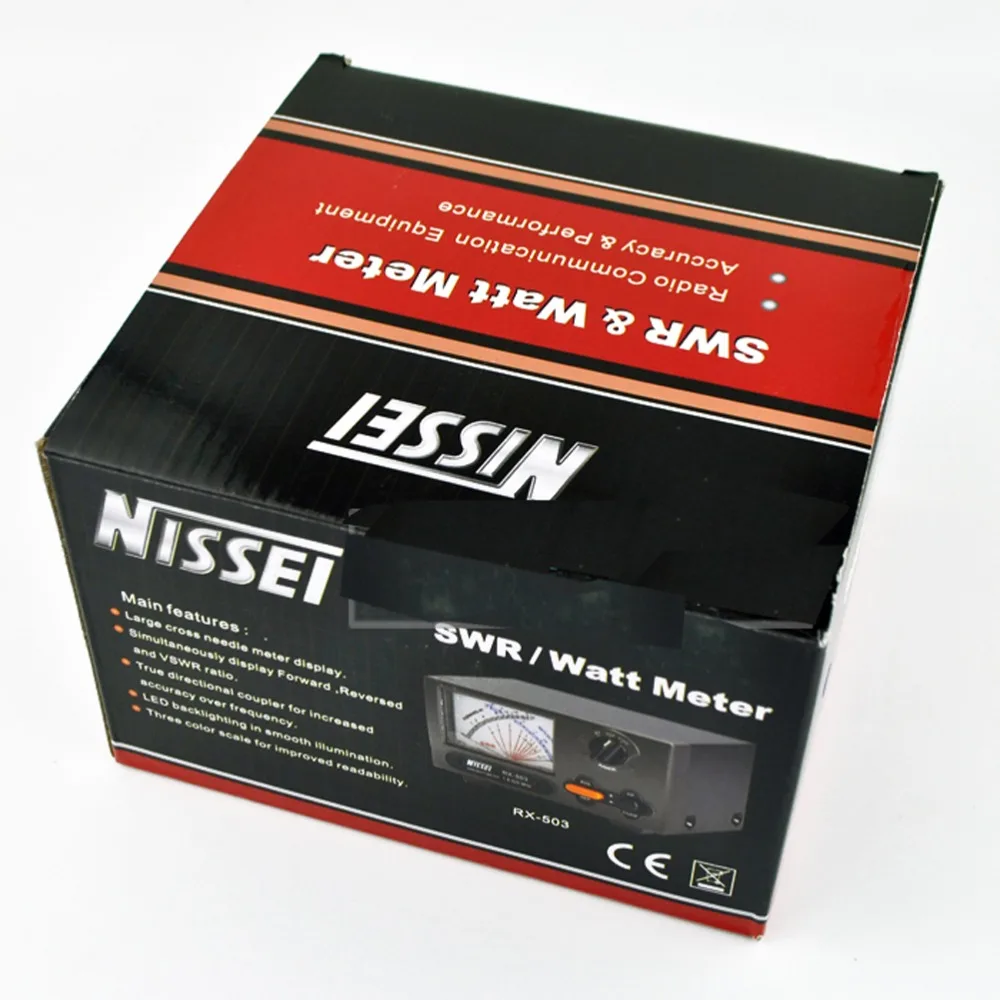 Новый оригинальный TAIWAN NISSEI RX 503 SWR/Ватт метр 1 8 525 МГц 2/20/200 Вт для двухстороннего