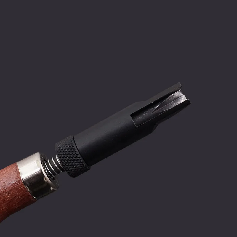 Adjustable V Type Push Gouge Grooving Creasing Device Tools Convenient Leather Working Tool for Craft DIY/ Making/ | Дом и сад