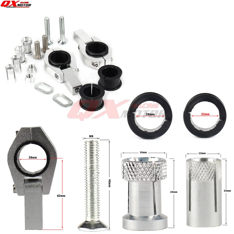 Универсальный мотоцикла ручная гвардия Handguard ДЛЯ CRF YZF KLX KXF KTM EXC EXCF SX SXF Байк MX Мотокросс