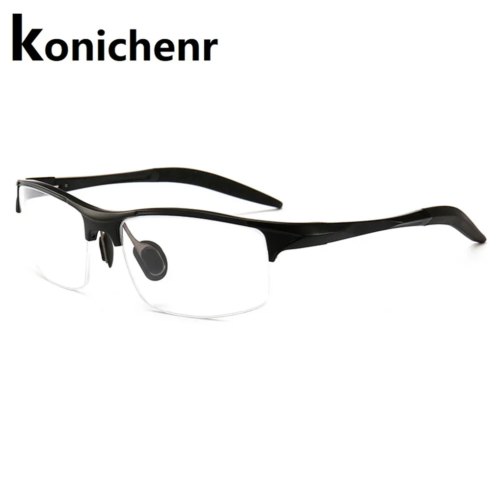 Мужские квадратные очки Konichenr с оправой для коррекции зрения при близорукости