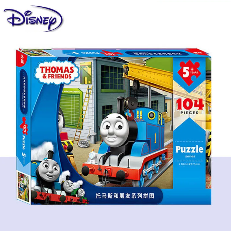 Пазл из 100 деталей для маленьких поездов Disney игрушка-пазл мальчиков 3-4-5-6-7 лет