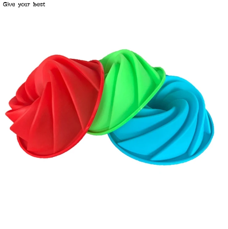 19*8 см большая вихревая Форма силиконовые масла формы для выпечки Кухонные