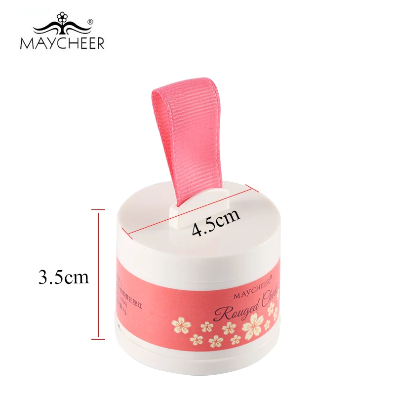 MAYCHEER, 6 цветов, красота, Сакура, румяна, матовые, минеральные, для лица, пудра, румяна, палитра с пуховкой, стойкий макияж, естественное сияние, здоровое лицо