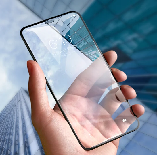5D роскошное закаленное стекло с полным покрытием для iPhone 11 Pro X XR Защита экрана XS MAX