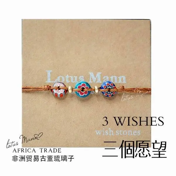 Лотос Манн стеклянные бусины Молиться Браслет с одним обручем|wrap bracelet|bracelet