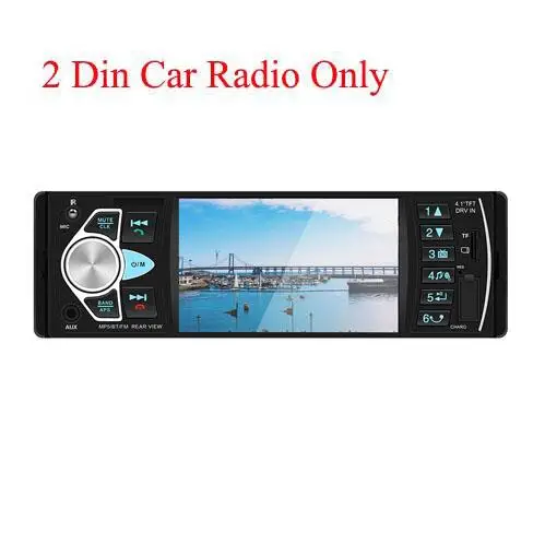 1 Din Car Radio Only Podofo 1 Din автомобильное радио Bluetooth Авторадио 4,1 ''12 В FM USB AUX аудио стерео с рулевым колесом дистанционное управление камера заднего вида - Цвет: 1 Din Car Radio Only