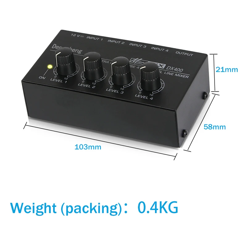 Depusheng 4-канальный линейный миксер DX400 | Электроника