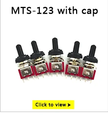 10 шт. MTS-101 2 Pin SPST ВКЛ-ВЫКЛ 2 Позиции 6A 250 В AC мини тумблер