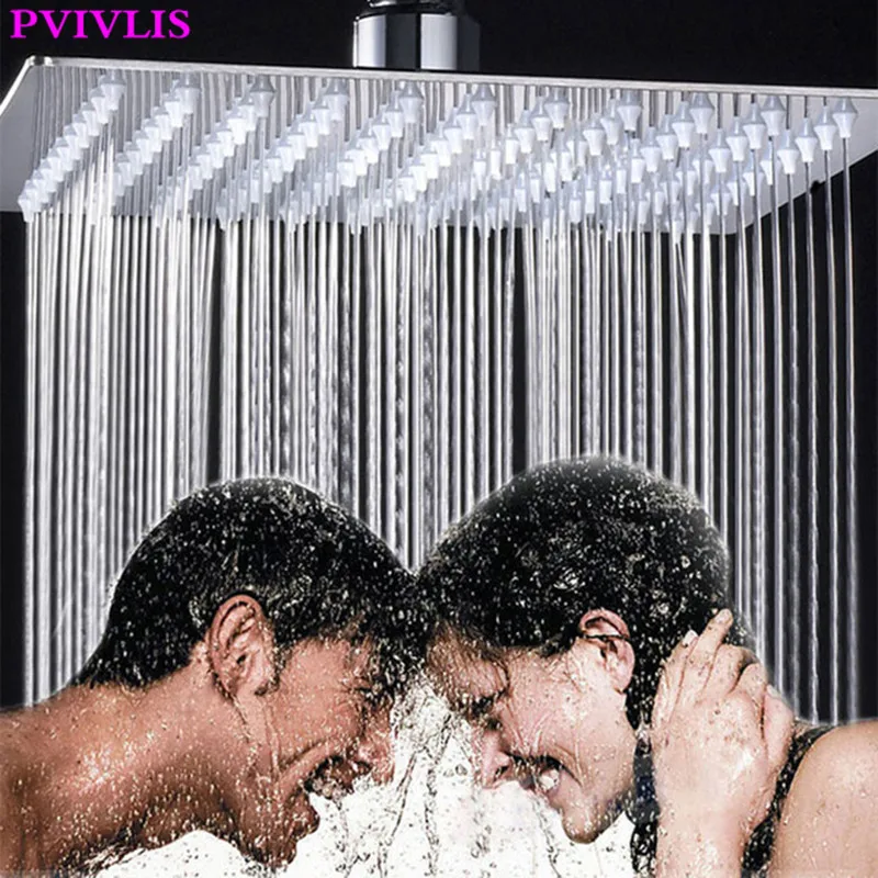 PVIVLIS Душ 8 &quotХромированная надземная душевая головка дождевая нержавеющая сталь