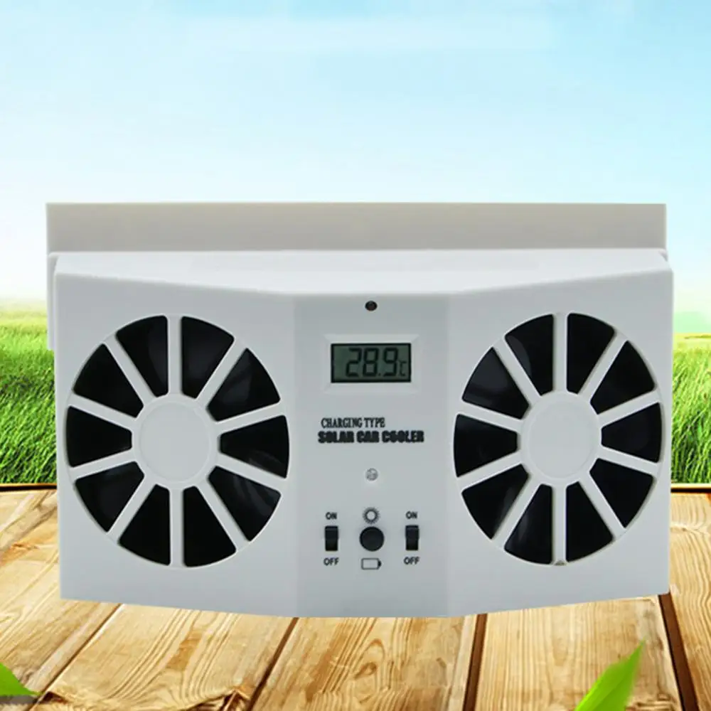 Горячая продажа вентилятор на солнечных батареях летний автомобиль окно авто