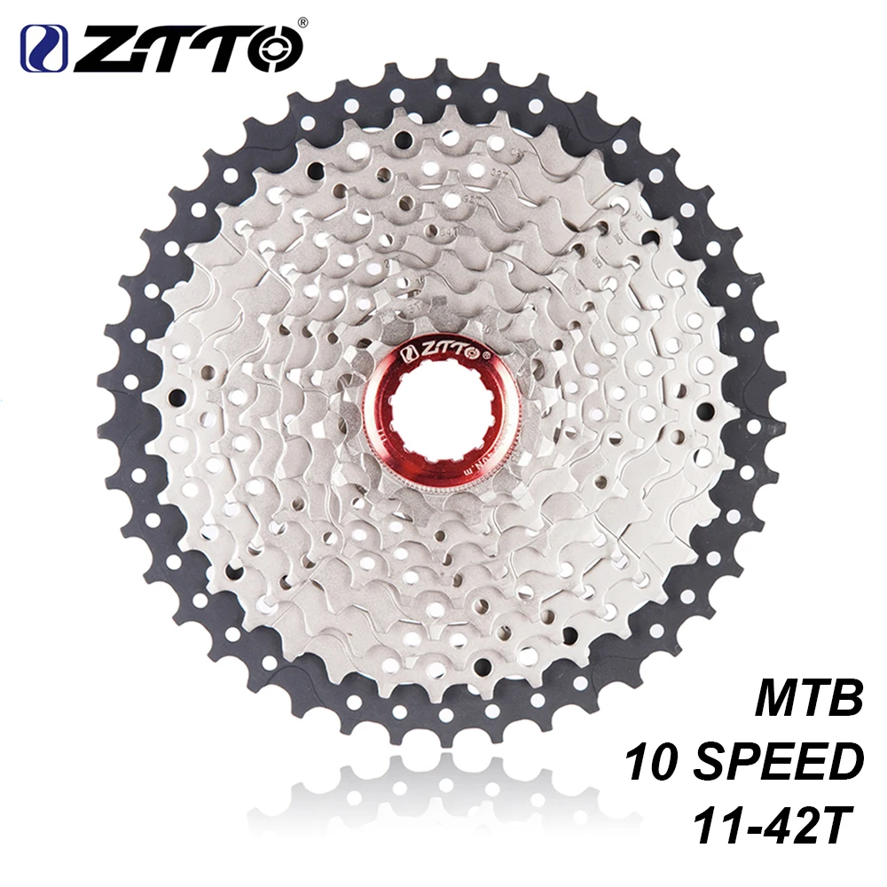 ZTTO 11 42T 10 скорость s широкий коэффициент соотношение MTB кассета велосипеда Кассета
