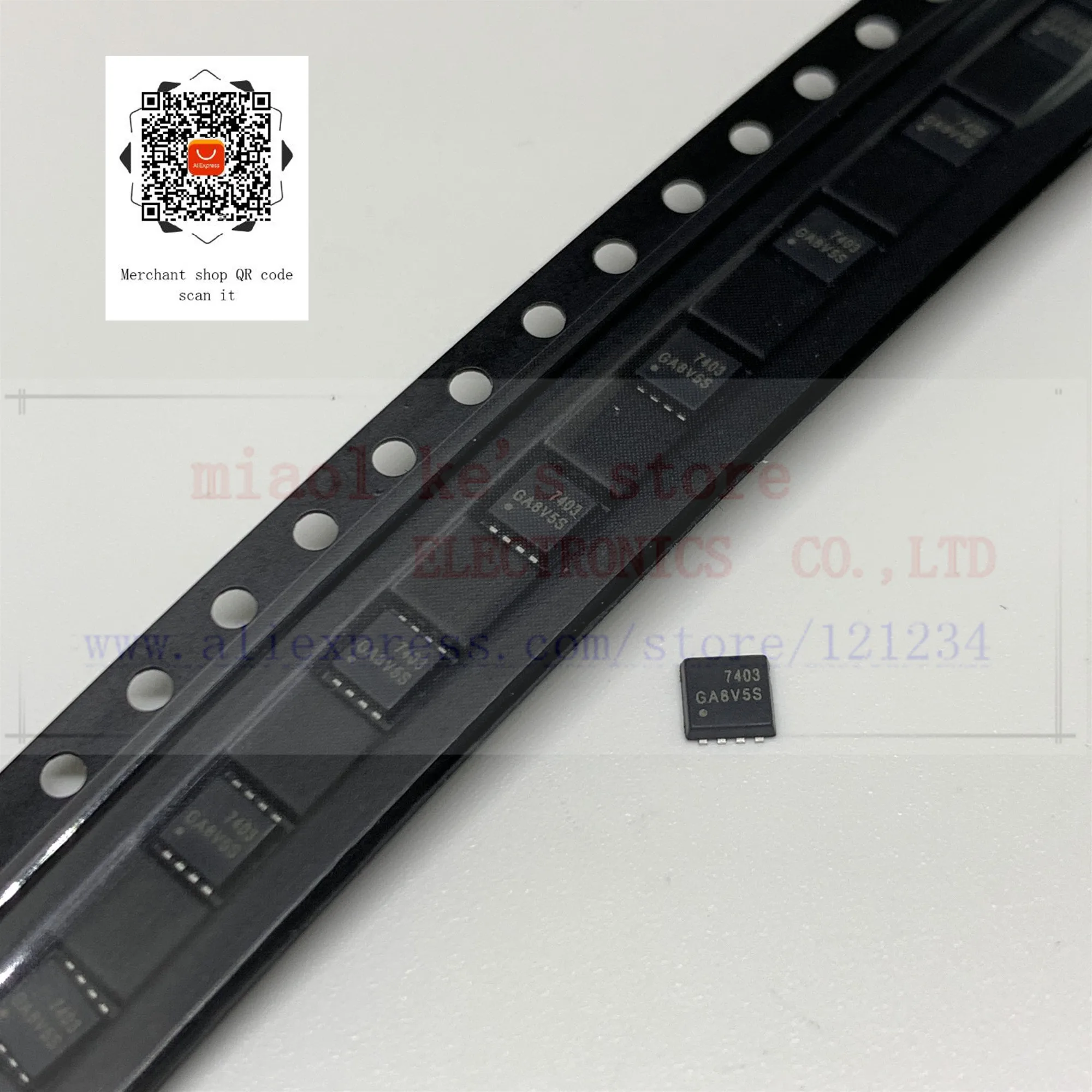 [10 шт./1 лот] 100% Новый оригинальный AON7403L AON7403 AO7403 7403 MOSFET P Channel 30V 11A 8DFN 3X3 (SC70