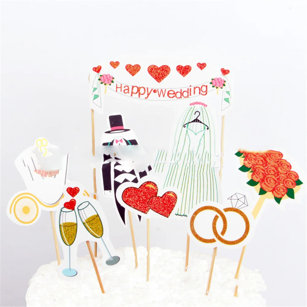 

1 набор, украшения для торта, свадьбы, дня рождения