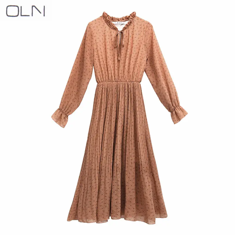 Новое платье Hong Kong style vestidos 2019 весенне летние модели удобное приталенное