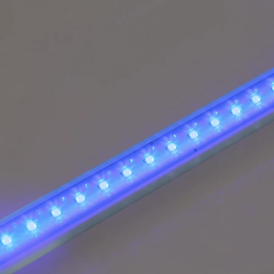 Водонепроницаемый 60 см X2 синий цвет светодиодный светильник для Аквариума Бар