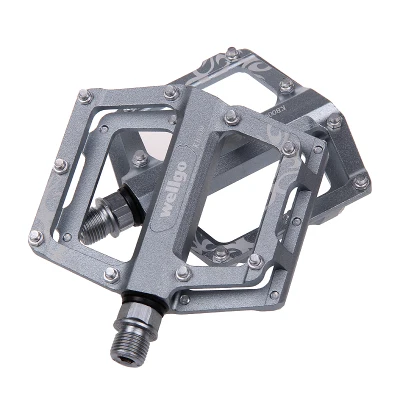 Gray Wellgo Kb009 сверхлегкие педали из алюминиевого сплава MTB горный велосипед велосипедные педали - Цвет: Gray