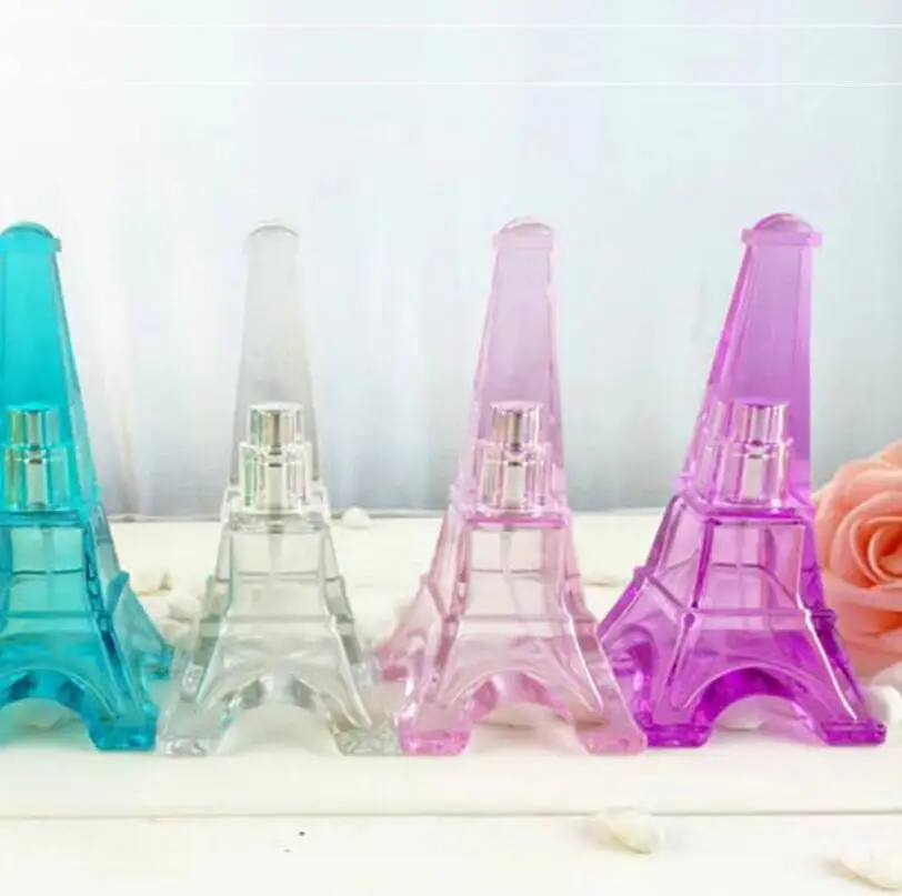 Оптовая продажа стеклянный испаритель для духов с изображением Эйфелевой башни