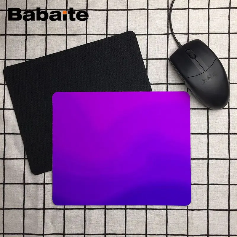 Babaite фиолетовый Подгонянный игровой коврик для мыши ноутбука Размер 18X22cm версия