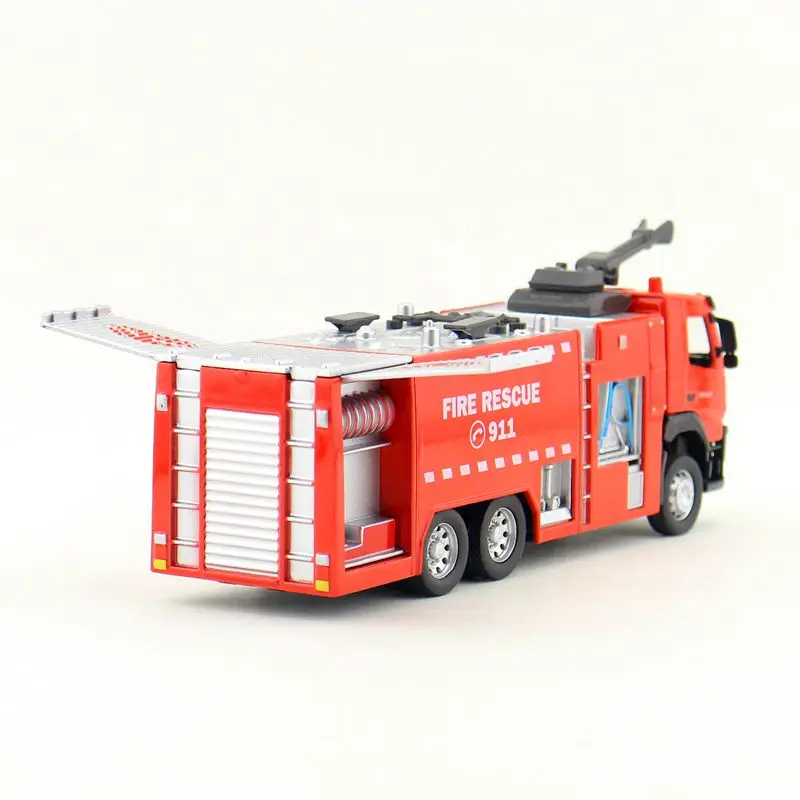 1:50 Весы/Diecast модель/Volvo огонь Двигатели для автомобиля Грузовик CAR/Двигатели для автомобиля Ering игрушки/звук и свет/ развивающие коллекция для детей/подарок