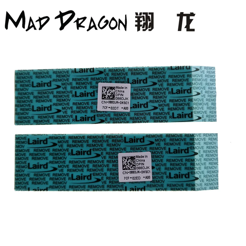 NVMe NGFF M.2 PCI-E 2280 SSD термопрокладка для Laird TFLE X550 проводящая силиконовая пластина для Dell XPS 13 15 ALIENARE 88DJK 088DJK