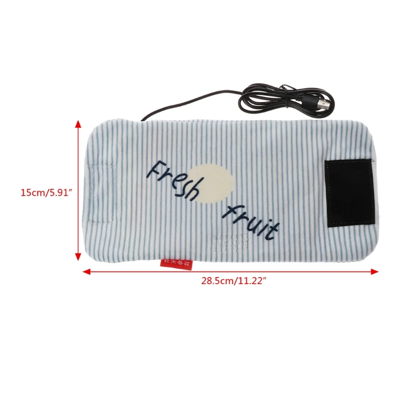 

Travel Stroller USB Milk Water Warmer Insulated Bag Baby Nursing Bottle Heater