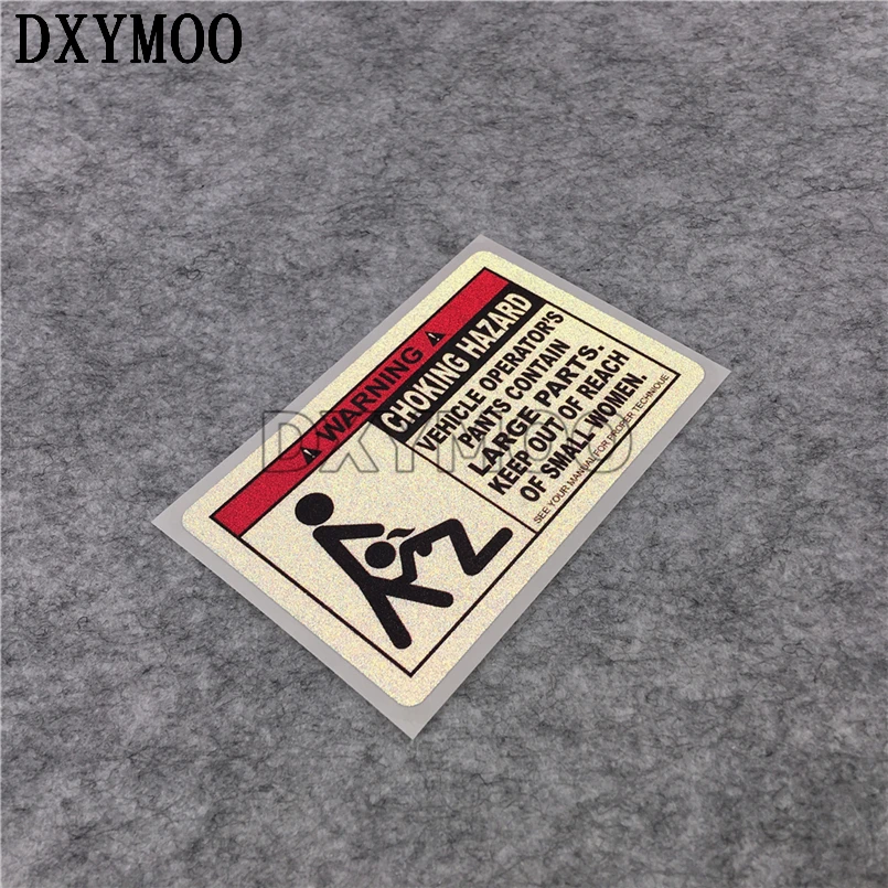 3 размера Забавный предупреждающий Для женщин мотоциклетные Светоотражающие