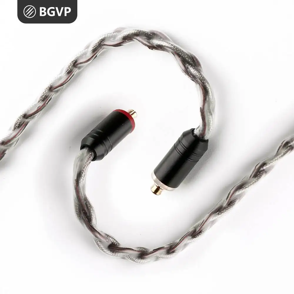 Новинка BGVP 6N 8-ядерный OCC серебристый фотокабель 2 5 мм/3 мм/4 4 мм MMCX съемный кабель