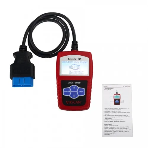 Оригинальный VXSCAN S1 EOBD OBDII DIY считыватель кодов|Диагностические сканеры для
