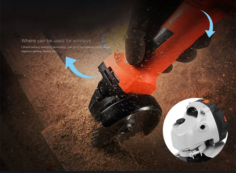 21 в электрическая полировальная машина с дополнительной литиевой батареей