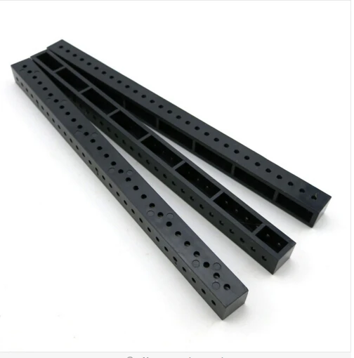 

2Pcs Square Long Plastic Strip Model Science and Technology Handmade DIY Accessories Perforated Science Toys 17191TW