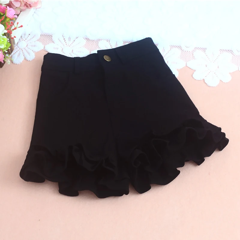 Harajuku Kawaii Mid летние женские шорты новые гофрированные сексуальные шорты для танцев эластичные милые розовые женские короткие красочные шорты