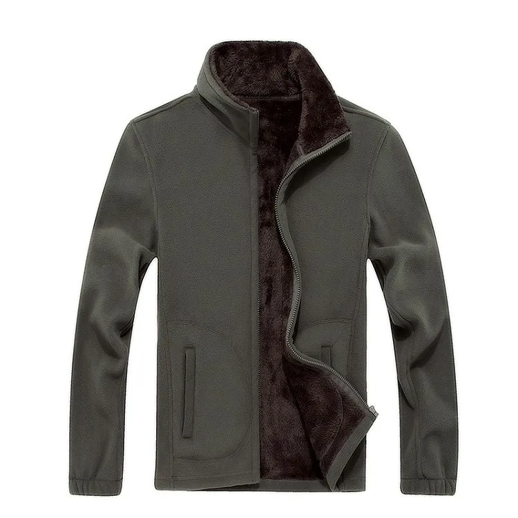 7XL 8XL мужские s флисовые повседневные куртки Мужская зимняя теплая толстовка шерстяное тепловое пальто однотонная утолщенная бархатная брендовая куртка