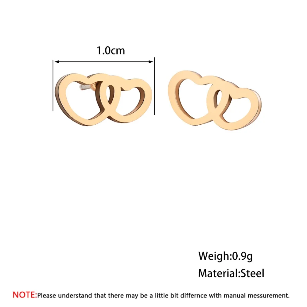 Женские серьги-гвоздики Cxwind из нержавеющей стали эффектные геометрические