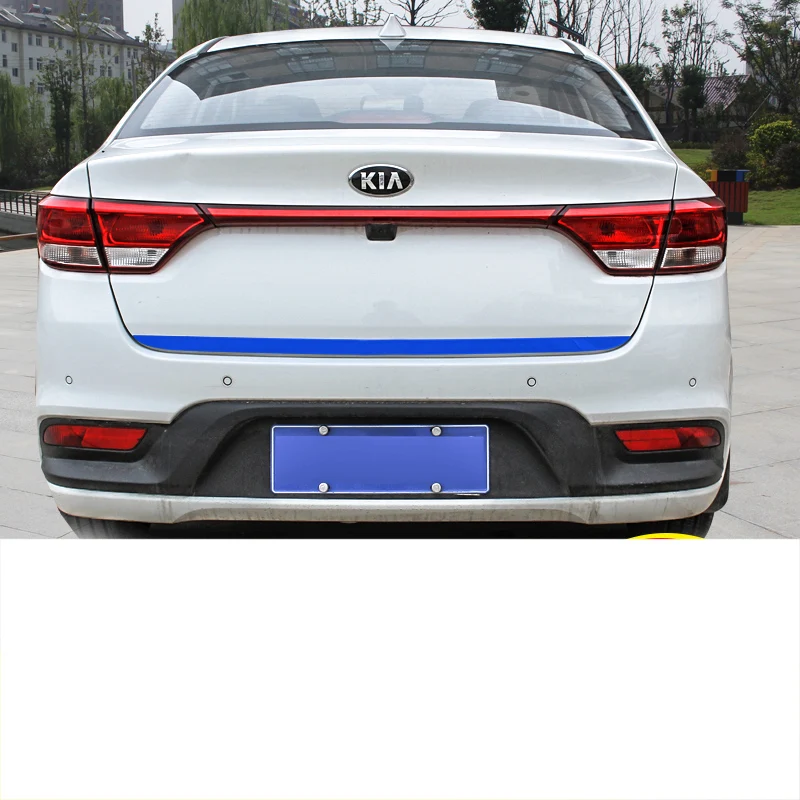 Lsrtw2017 нержавеющая сталь автомобиля задние двери планки для kia rio k2