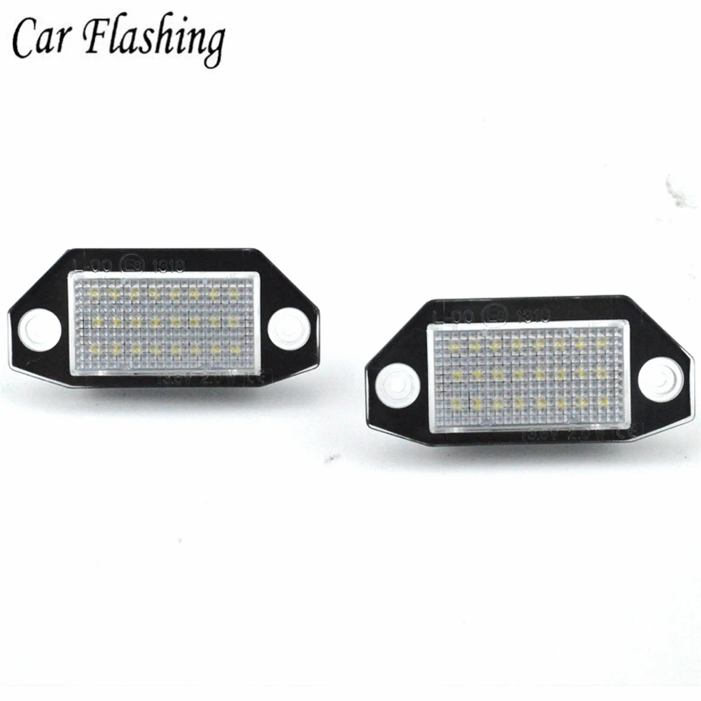 Автомобильные мигающие светодиодные лампы для номерного знака без ошибок Ford Mondeo