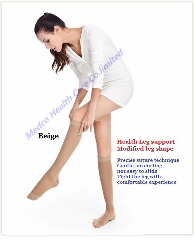 Чулки компрессионные медицинские 23 32 мм рт. Ст. под колено|knee medical|medical compressionmedical toe
