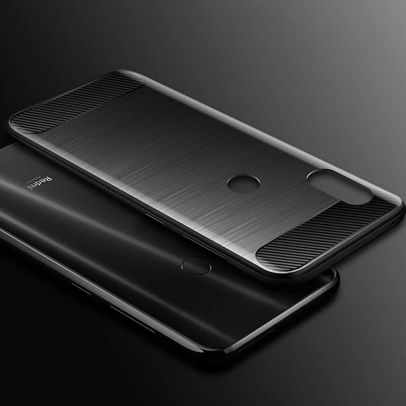 Силиконовый чехол для Xiao mi Red Note 7 6 5 4 Pro Чехол s карбоновый Xiaomi Max 3 2 8 8SE A2 A1 красный 4X5